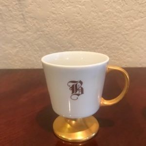 Vintage Hand Painted-Monogrammed Coffee Cups